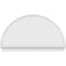 Ekena Millwork Half Round Smooth Architectural Grade PVC Combination Pediment, 78"W x 45-3/4"H x 2-3/4"P PEDPC078X460HRO00 - alternate 6